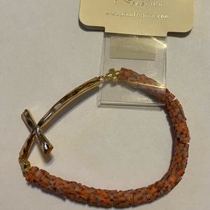 Cross bracelet. New Multi-colored